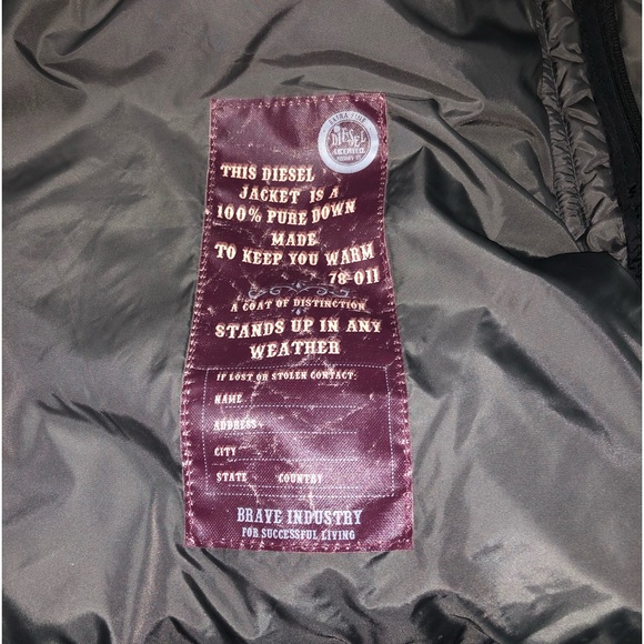 DIESEL winter jacket
(real white down feathers) - Picture 13 of 17